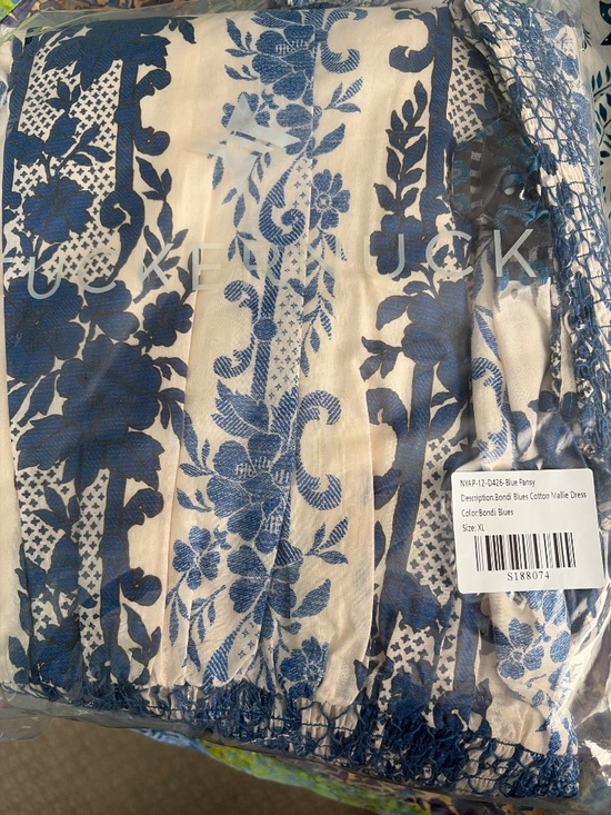 Tuckernuck Bondi Blues Cotton Mallie Dress NWT size XL - Picture 2 of 5